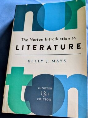 The Norton Introduction to Literature by Kelly J. Mays - Blue & Teal Cover